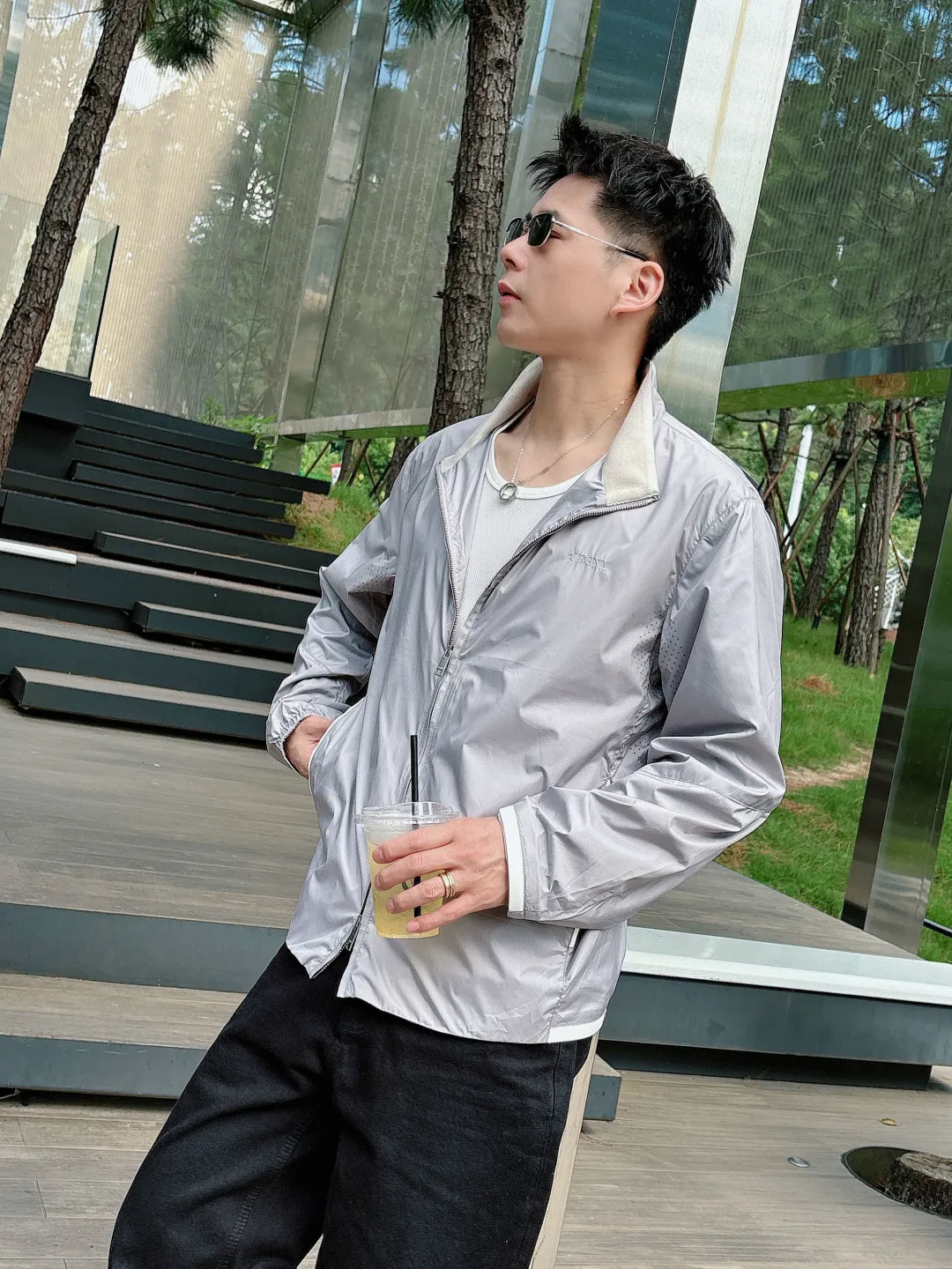 ZEGN 26 。Premium ， ， 。 ， Genuine Leather ， Quality。 👍， . 。 ：Black Gray Size：46-54（S-2XL）